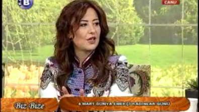 Kanal B Türkiye’de Kadın olmak adlı programın konuğu Başkan yardımcımız Nuray BAŞAR