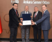 Ankara Sanayii Odası Başkanı Nurettin Özdebir Sivil Topluma Üstün Hizmet Ödülü takdim edildi.